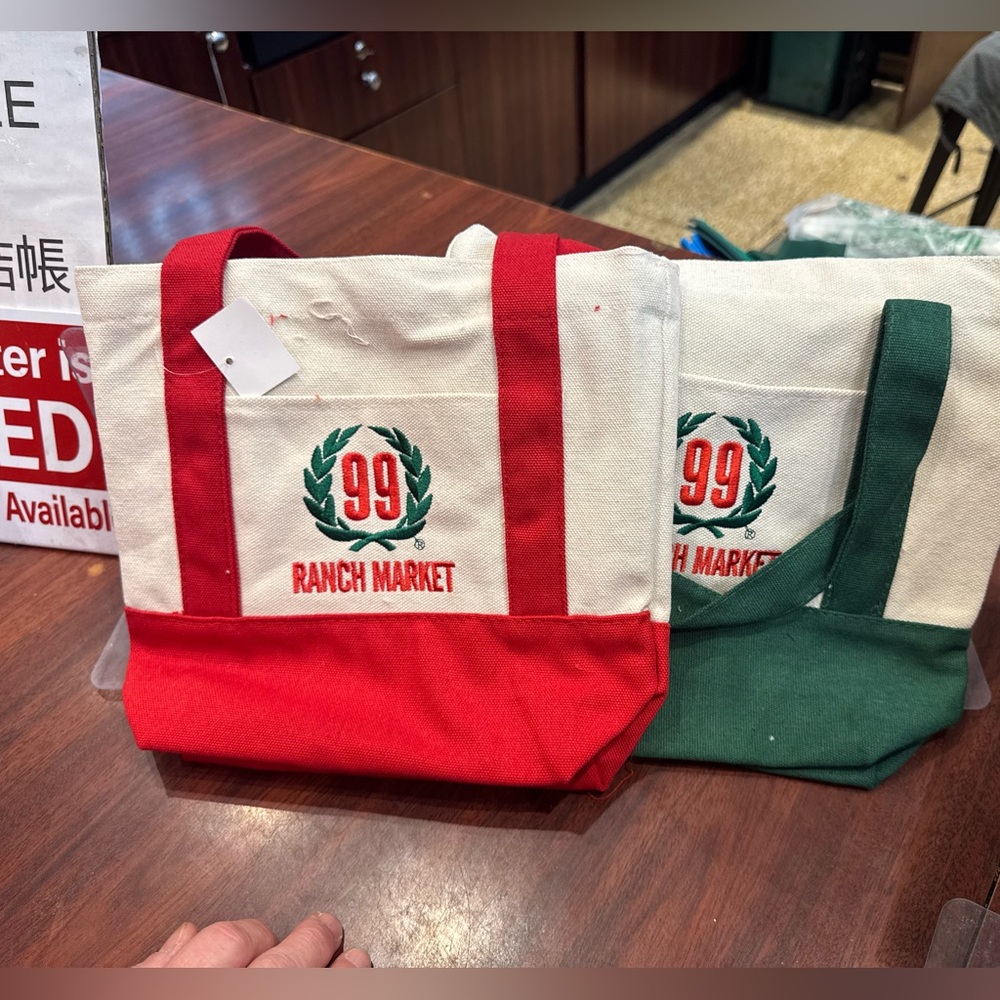 2 Limited Edition 99Ranch Mini Canvas Totes